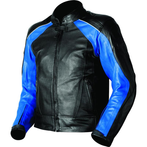 Black And Blue Armored Motorcycle Jacket - The Film Jackets