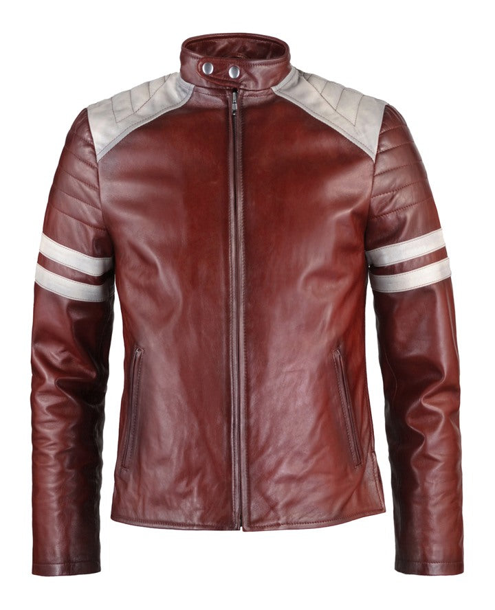 Lot #256 - FIGHT CLUB (1999) - Tyler Durden's (Brad Pitt) Photo-Matched Red  Leather Jacket