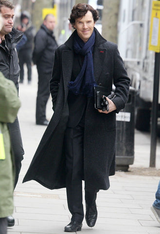 Sherlock Holmes Benedict Cumberbatch Wool Winter Coat