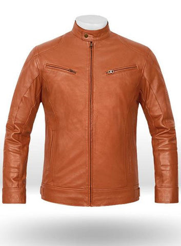 Terrain Brown Leather Jacket